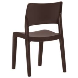 Berkfield Home Elegant Garden Chairs 2 pcs Mocha Polypropylene in Brown - thumbnail 6