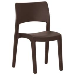 Berkfield Home Elegant Garden Chairs 2 pcs Mocha Polypropylene in Brown - thumbnail 1