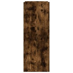 Berkfield Home Shoe Cabinet Smoked Oak 74.5x37.5x100 cm Engineered Wood in Brown - thumbnail 5