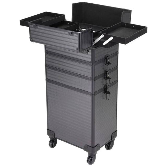 Kelvenix Cosmetic Case Trolley Box in Black - image 1