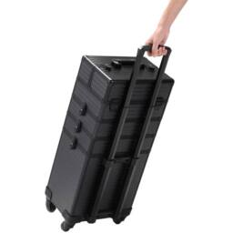 Kelvenix Cosmetic Case Trolley Box in Black - thumbnail 3
