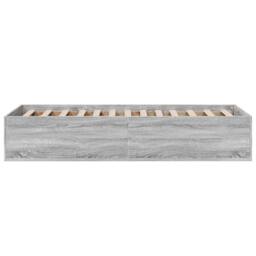 Berkfield Home Bed Frame without Mattress Grey Sonoma 100x200 cm - thumbnail 5