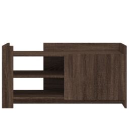 Berkfield Home Coffee Table Brown oak 100x50x50 cm Engineered Wood - Size: 100 x 50 x 50 cm - thumbnail 4