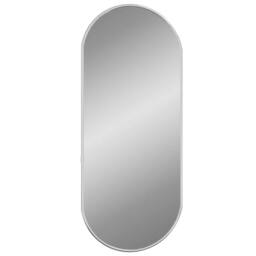 Berkfield Home Wall Mirror Silver 60x25 cm Oval - thumbnail 3