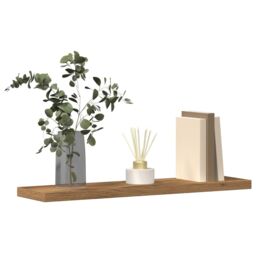 Berkfield Home Wall Shelves 4 pcs Artisan Oak 40x20x1.5 cm Engineered Wood in Brown - thumbnail 1