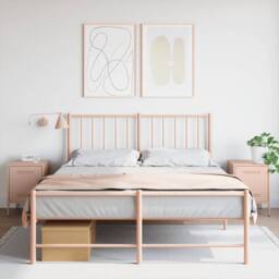 Berkfield Home Durable Bedside Cabinets 2 pcs Pink 36x39x50.5 cm Steel - thumbnail 2