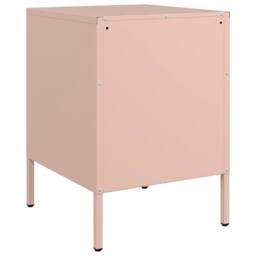 Berkfield Home Durable Bedside Cabinets 2 pcs Pink 36x39x50.5 cm Steel - thumbnail 8