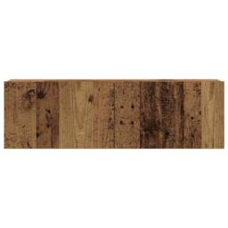 Berkfield Home Wall Mounted TV cabinets 6 pcs Old Wood Engineered Wood in Brown - thumbnail 5