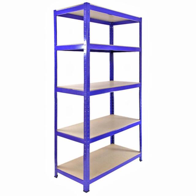 Monstershop Monster Racking T-Rax Metal Storage Shelves, Blue, 90cm W, 45cm D in Blue - image 1