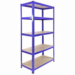 Monstershop Monster Racking T-Rax Metal Storage Shelves, Blue, 90cm W, 45cm D in Blue