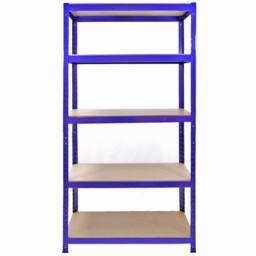 Monstershop Monster Racking T-Rax Metal Storage Shelves, Blue, 90cm W, 45cm D in Blue - thumbnail 2