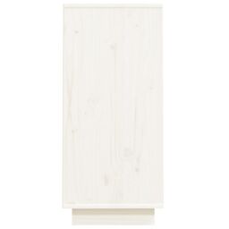 Berkfield Home Console Cabinet White 60x34x75 cm Solid Wood Pine - Size: 60 x 34 x 75 cm - thumbnail 6