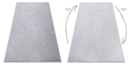 RugsX Wall-To-Wall San Rug in Silver - Size: 200 cm x 350 cm - thumbnail 3
