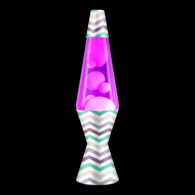 "Original Lava Lamp 14.5"" Pinwheel Tie Dye LAVA Lamp"