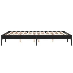 Berkfield Home Durable Bed Frame without Mattress Black 140x200 cm - thumbnail 5