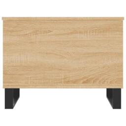 Berkfield Home Coffee Table Sonoma Oak 60x44.5x45 cm Engineered Wood in Brown - thumbnail 6