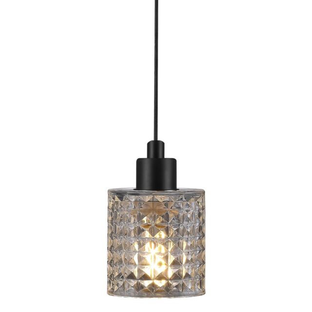 Nordlux Vintage Indoor Pendant Light Clear Glass E27 Retro - Mains Powered, IP20 - image 1