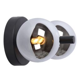 Lucide 'TYCHO' Modern Dimmable Stylish Indoor Decor Retro Wall Light 2xG9 in Black - thumbnail 3