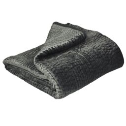 Paoletti Brooklands Quilted Bedspread in Dark Grey - thumbnail 4