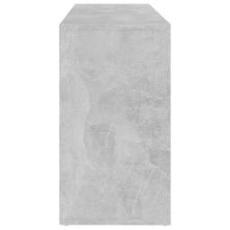 Berkfield Home Shoe Bench Concrete Grey 103x30x54.5 cm Engineered Wood - thumbnail 6