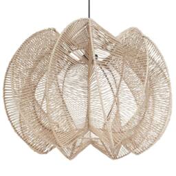 Wyld and Coco Boho Paper Rope Pendant Lamp in Natural - thumbnail 2