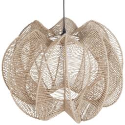 Wyld and Coco Boho Paper Rope Pendant Lamp in Natural - thumbnail 4