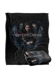 Warner Brothers Vampire Diaries Hearts Desire Silky Touch Super Soft Throw Blanket in White - thumbnail 2