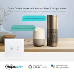 ENER-J Wi-Fi Smart 3 Gang Touch Switch No Neutral Required White 1800W - thumbnail 3