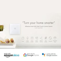 ENER-J Wi-Fi Smart 3 Gang Touch Switch No Neutral Required White 1800W - thumbnail 2