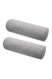 Living and Home Wedge Headboard Pillow with Removable Cover and 2 Bolster Pillows in Grey - thumbnail 7
