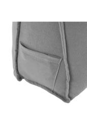 Living and Home Wedge Headboard Pillow with Removable Cover and 2 Bolster Pillows in Grey - thumbnail 8