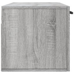 Berkfield Home Wall Cabinet Grey Sonoma 100x36.5x35 cm Engineered Wood - thumbnail 7