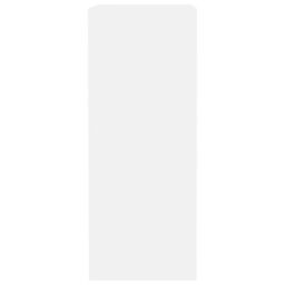 Berkfield Home 2-Tier Book Cabinet White 40x30x76.5 cm Engineered Wood - thumbnail 5