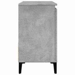 Berkfield Home Sink Cabinet Concrete Grey 65x33x60 cm Engineered Wood - Size: 65 x 33 x 60 cm - thumbnail 6