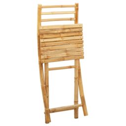 Berkfield Home Folding Garden Chairs 2 pcs 43x54x88 cm Bamboo in Brown - Size: 43 x 54 x 88 cm - thumbnail 8
