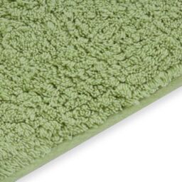 Berkfield Home Bathroom Mat Set 2 Pieces Fabric Green - thumbnail 4