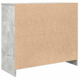 Berkfield Home Sideboard Concrete Grey 85x34x76 cm Engineered Wood - Size: 85 x 34 x 76 cm - thumbnail 8