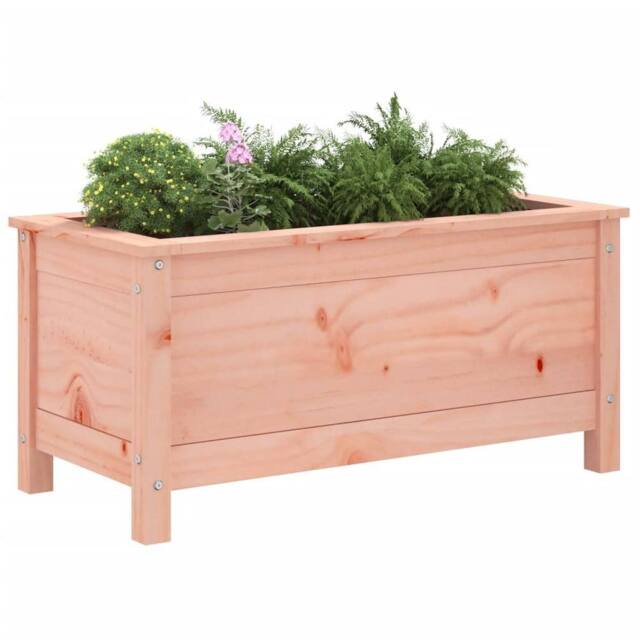 Berkfield Home Decorative Garden Planter 82.5x40x39 cm Solid Wood Douglas in Light Brown - image 1