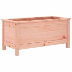 Berkfield Home Decorative Garden Planter 82.5x40x39 cm Solid Wood Douglas in Light Brown - thumbnail 4