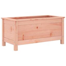 Berkfield Home Decorative Garden Planter 82.5x40x39 cm Solid Wood Douglas in Light Brown - thumbnail 3