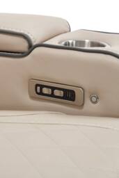 More4Homes Capri Electric Recliner Cinema Chair w USB/C Charging & LED Lighting in Beige - Size: 1 Seater - thumbnail 7
