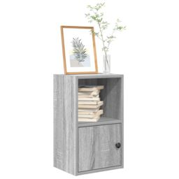 Berkfield Home Bookcase Grey Sonoma 31x24x52 cm Engineered Wood - Size: 31 x 24 x 52 cm - thumbnail 1