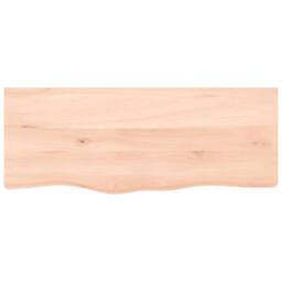 Berkfield Home Basin Shelf Wall Mounted Steel & Solid Wood Oak in Light Tan - thumbnail 8