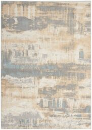 The Rug Shop UK Modern Abstract Cream Polyester Easy To Clean Area Rug - Size: 240 cm x 305 cm - thumbnail 6
