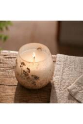 KDMD Small Glass Jar Candle Wildlight Woods With Dried Wildflowers in Brown - thumbnail 6