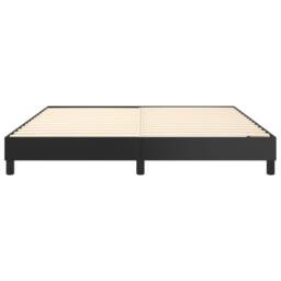 Berkfield Home Bed Frame Frame Black Super King Faux Leather (UK/IE/FI/NO only) - thumbnail 5