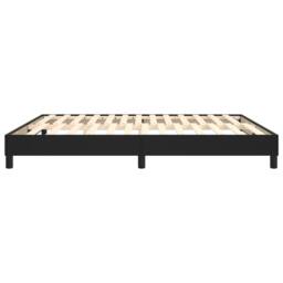 Berkfield Home Bed Frame Frame Black Super King Faux Leather (UK/IE/FI/NO only) - thumbnail 6