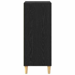 Berkfield Home Sideboard with Shelf Black oak 57 x 35 x 90 cm Engineered wood - thumbnail 6