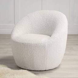 Lemon Pavilion Furniture Cocoon Chair - Boucle - L77 x W75.5 x H70.5 cm - Off-White - thumbnail 4