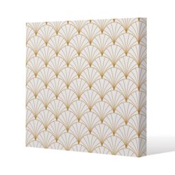 Benjamin Tate Design Gold Shells (Canvas Print) / 127 x 127 x 4cm in Natural - Size: 127 x 127 x 4 cm - thumbnail 1